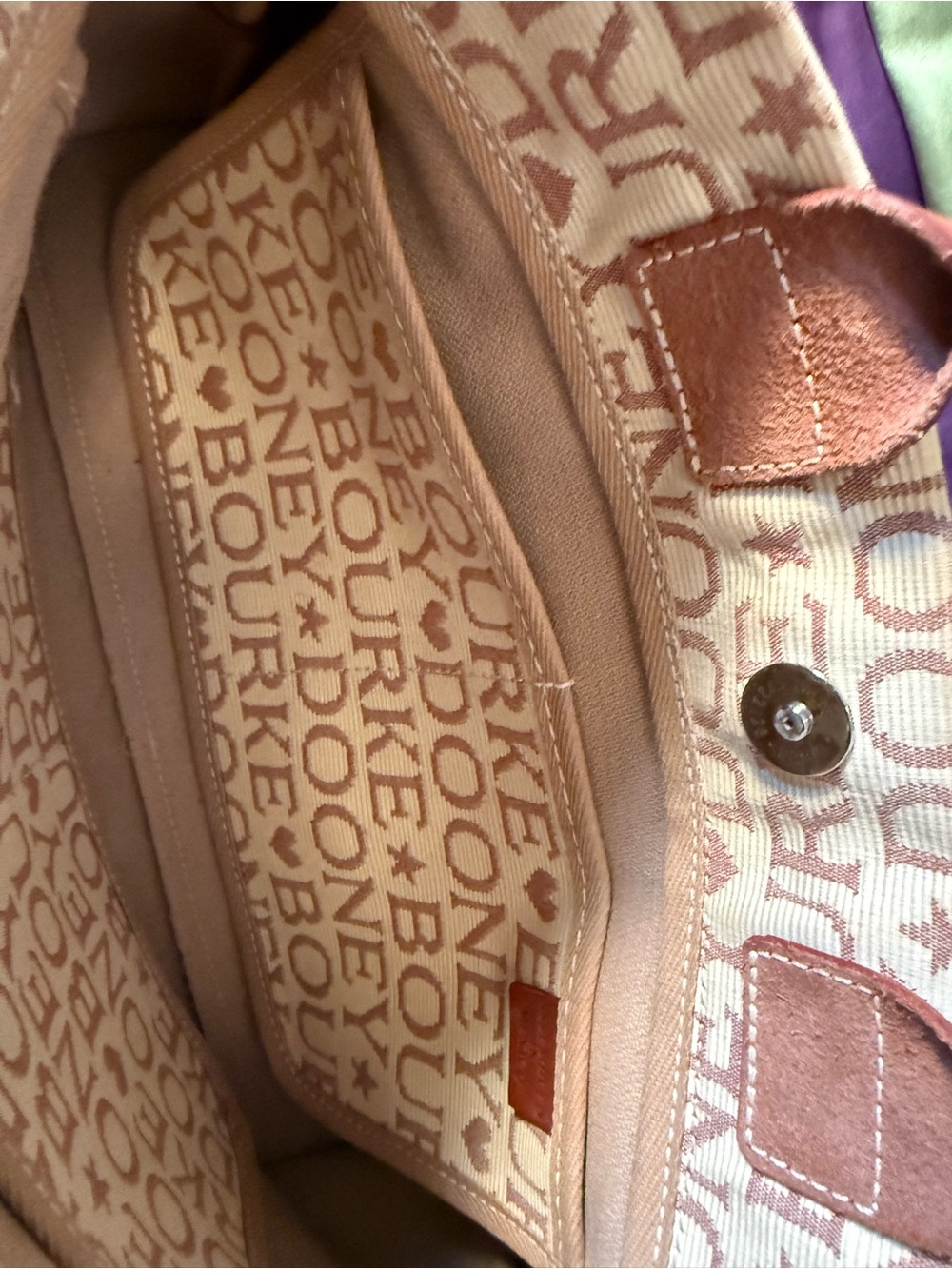 Dooney & Bourke Tote with Tassels - Picture 7 of 14